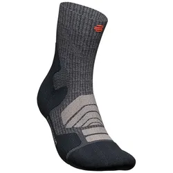 BAUERFEIND SPORTS Merino Mid Cut Outdoor Socken Herren lava grey 38-41