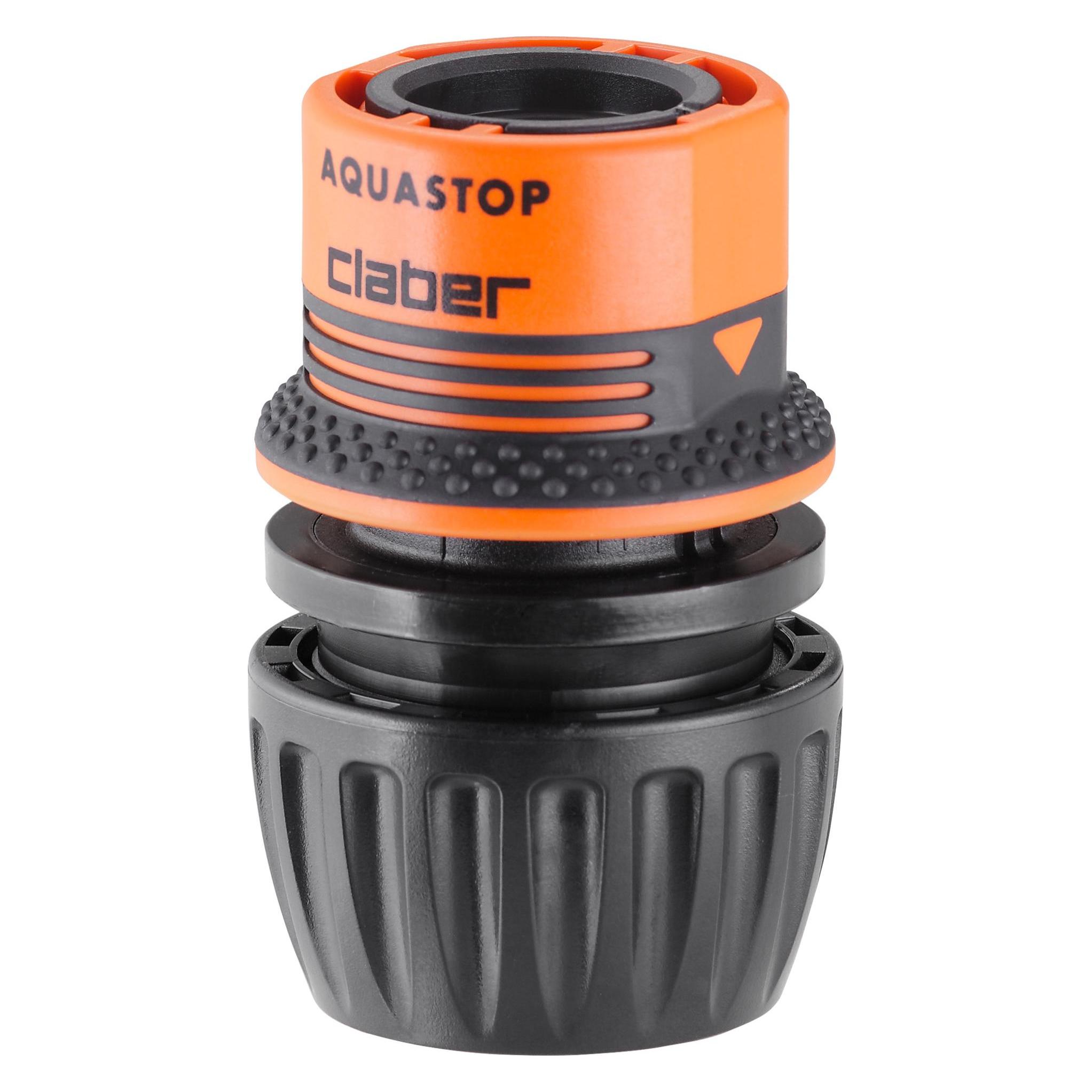 Claber Universal-Kupplung 1/2"- 5/8"- 3/4" m. Wasserstop (47117599)
