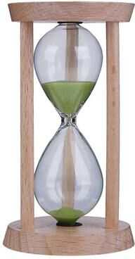 Uplift Picks 3 Minute Hourglass Toothbrush Timer For Kids green