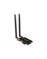 Inter-Tech DMG-36 Netzwerkadapter PCIe 2.0 Bluetooth 5.2 802.11ax Wi-Fi 6E 2T2R 6dBi 5400Mbps 2.4--6 GHz (88888165)