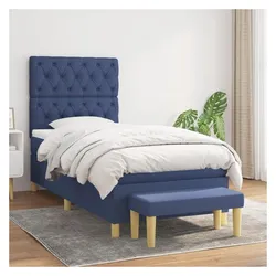 vidaXL, Boxspringbett, Inlunville (Knopfheftung Design) (80 x 200 cm)
