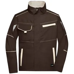 Funktionsjacke "JN849" - XL - brown/stone