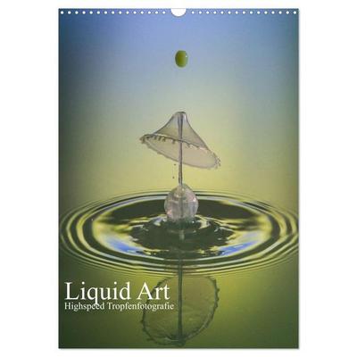 Liquid Art, Highspeed Tropfenfotografie (Wandkalender 2027 DIN A3 hoch), CALVENDO Monatskalender