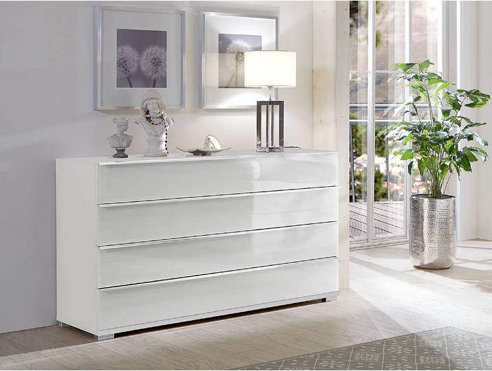 Buffet 149 x 82 x 42cm Blanc/Blanc