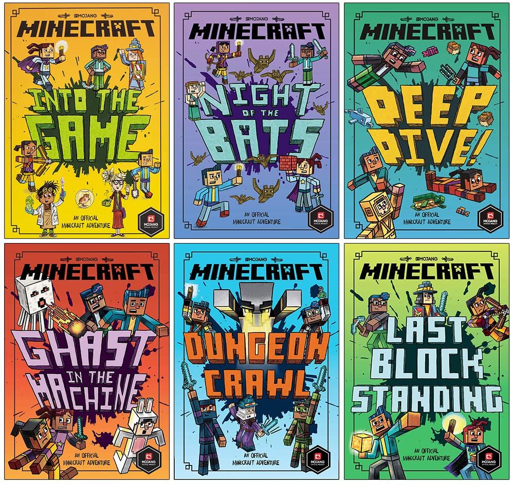 Egmont Minecraft Woodsword Chronicles 6 Books Collection Set by Nick Eliopulos - Paperback - Ages 7-9 - Official Minecraft Chapter Book Series Gift Set