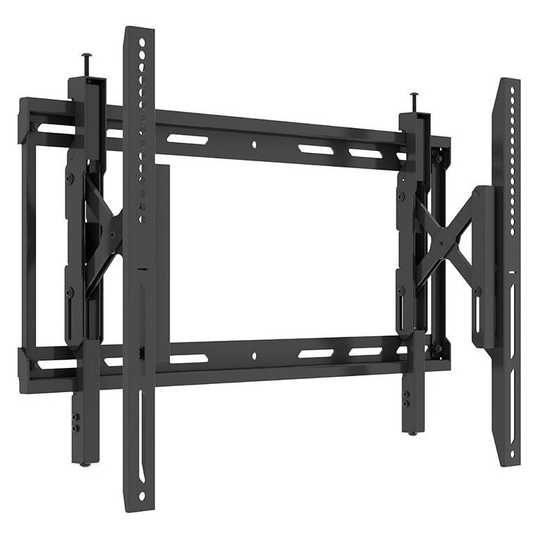 Multibrackets Push-Wall Halterung, 43-75", Metall, schwarz (Wand, 60 kg, 43" - 86") (6299)