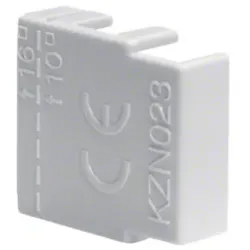 Hager KZN023 - Endkappe für Phasenschiene 2P und 3P