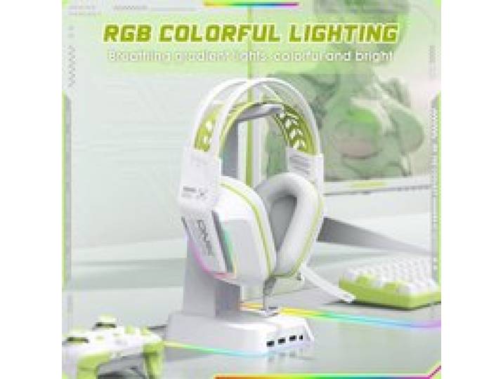 ONIKUMA X13 Over-Ear Koptelefoon Gaming Headset Bedrade Annulerende Koptelefoon Roze Kat Oren Rgb Licht Met Microfoon Voor PC PS4