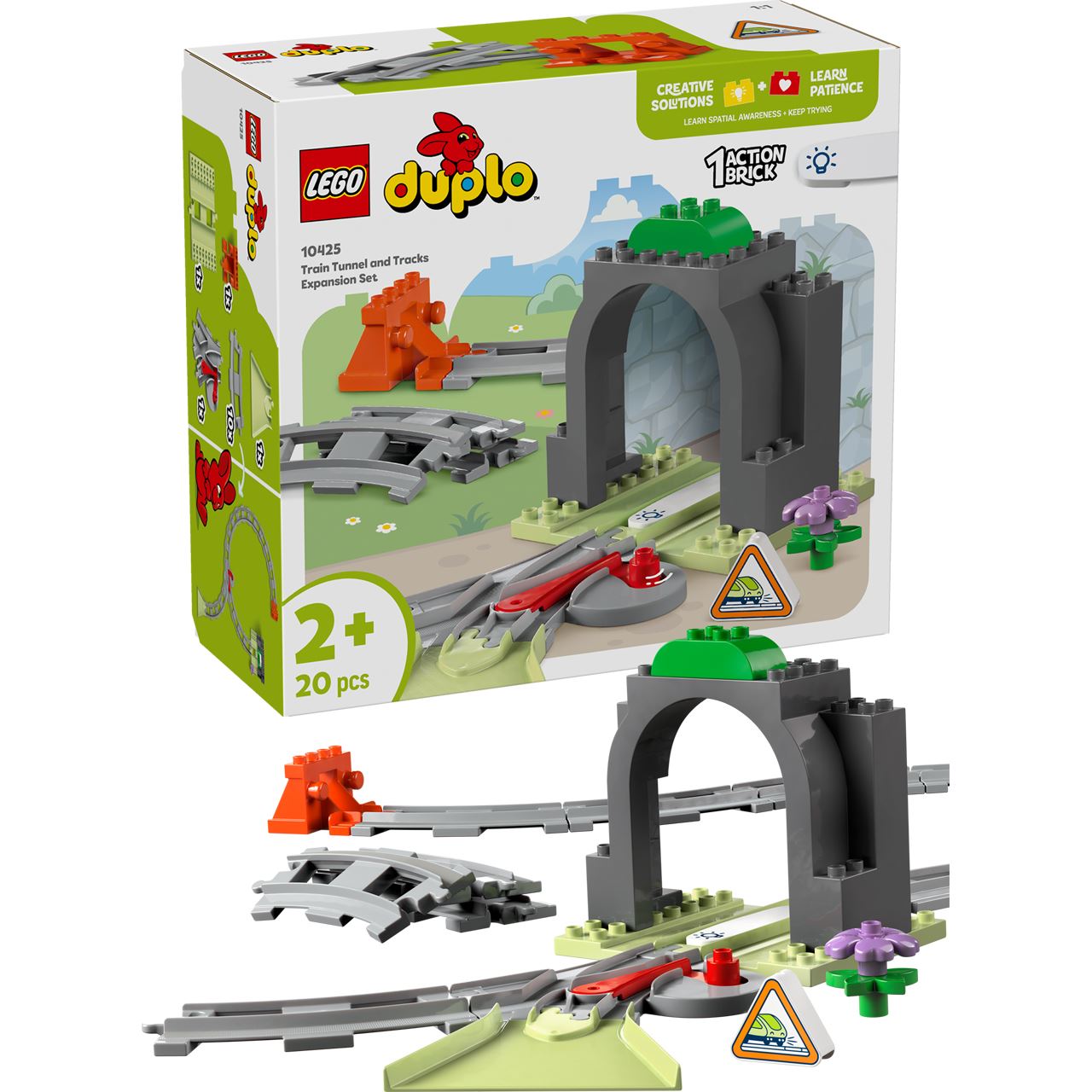 LEGO DUPLO 10425 Town Eisenbahntunnel und Schienen Erweiterungsset