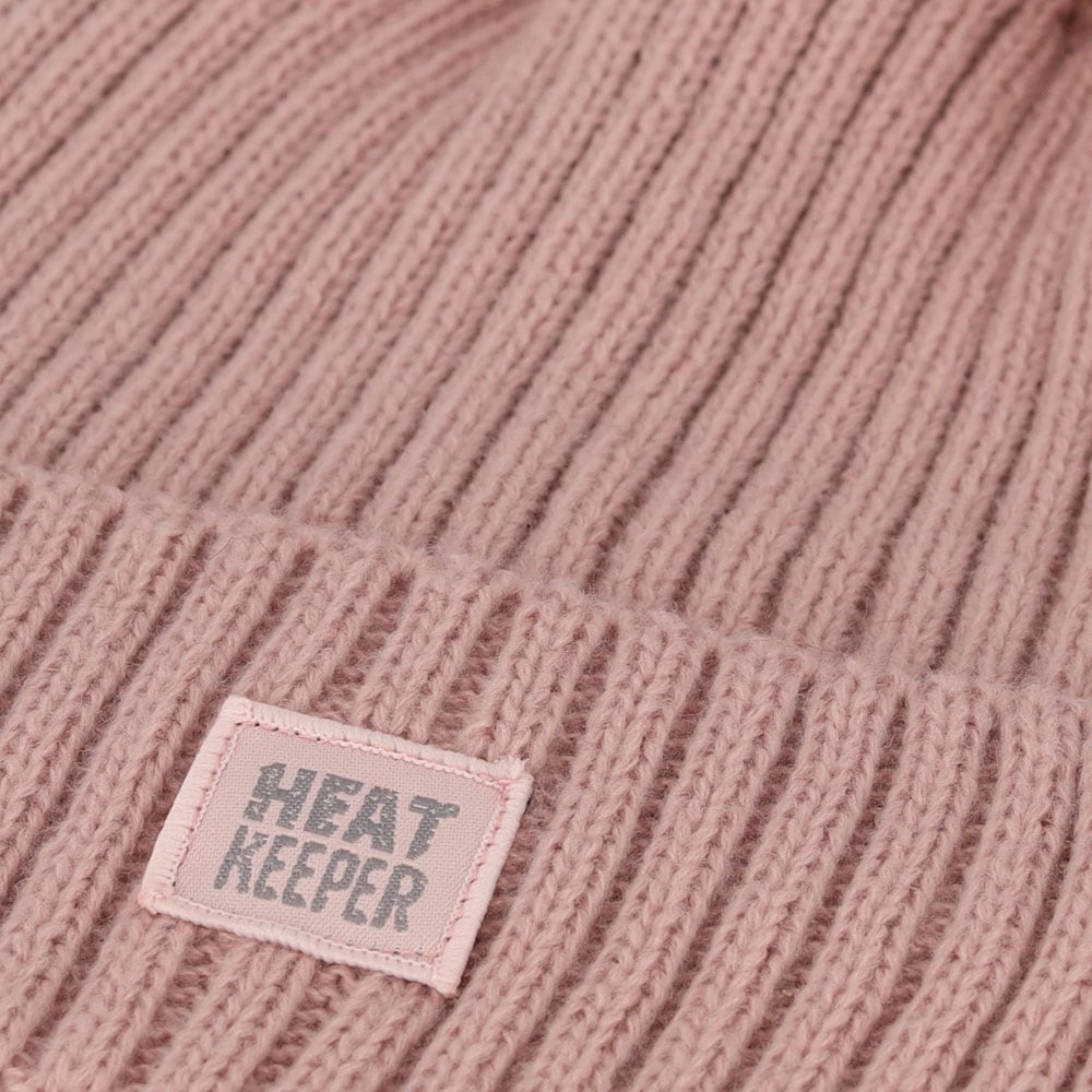 Bommelmütze HEATKEEPER, Damen, rosa (pink), Obermaterial: 100% Polyester, Mützen Bommelmütze, für Herbst- und Wintermode, für Outdoor-Aktivitäten pink Einheitsgröße