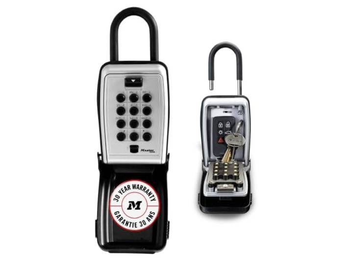 Master Lock Boite a Clef avec boutons poussoirs\, à Anse\,11.7 x 7.9 x 5.2 cm
