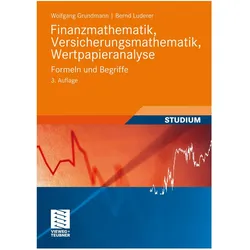 Finanzmathematik, Versicherungsmathematik, Wertpapieranalyse, Fachbücher von Bernd Luderer, Wolfgang Grundmann