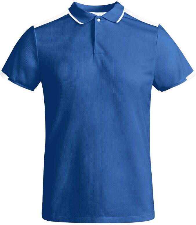 Polo de sport personnalisé homme antibactérien Tamil S Bleu Royal