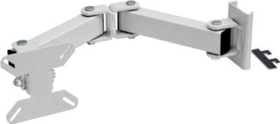 Displayhalterung Treston TDB, für TED-Arbeitstisch, für Displays mit VESA 75/100, verstellbar, bis 7 kg, ESD, hellgrau