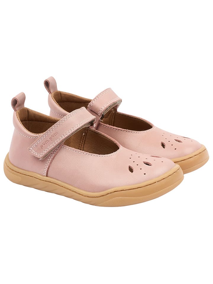 POM POM Leder-Barfußschuhe in Rosa - 35