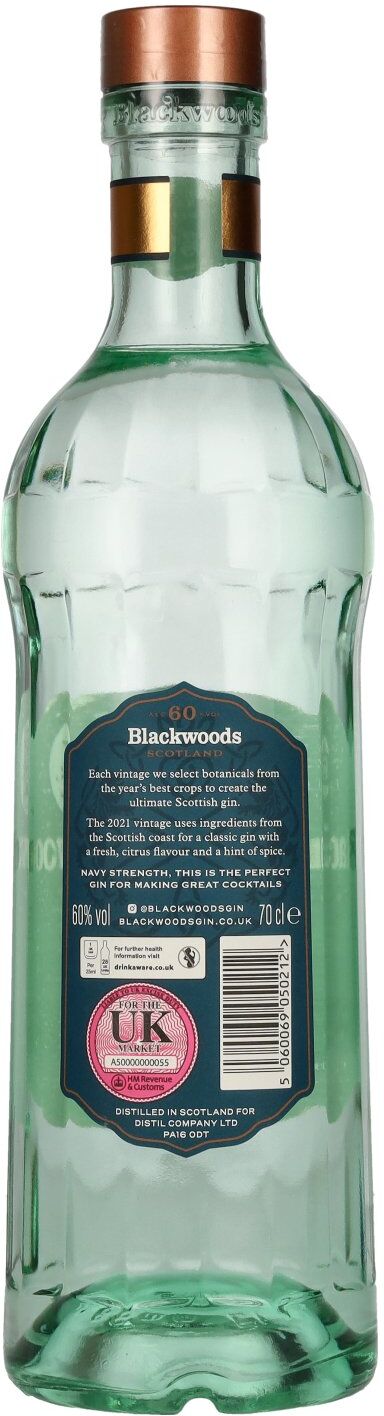 Blackwoods Gin Blackwoods Vintage Gin Navy Strength 60% Vol. 0,7l