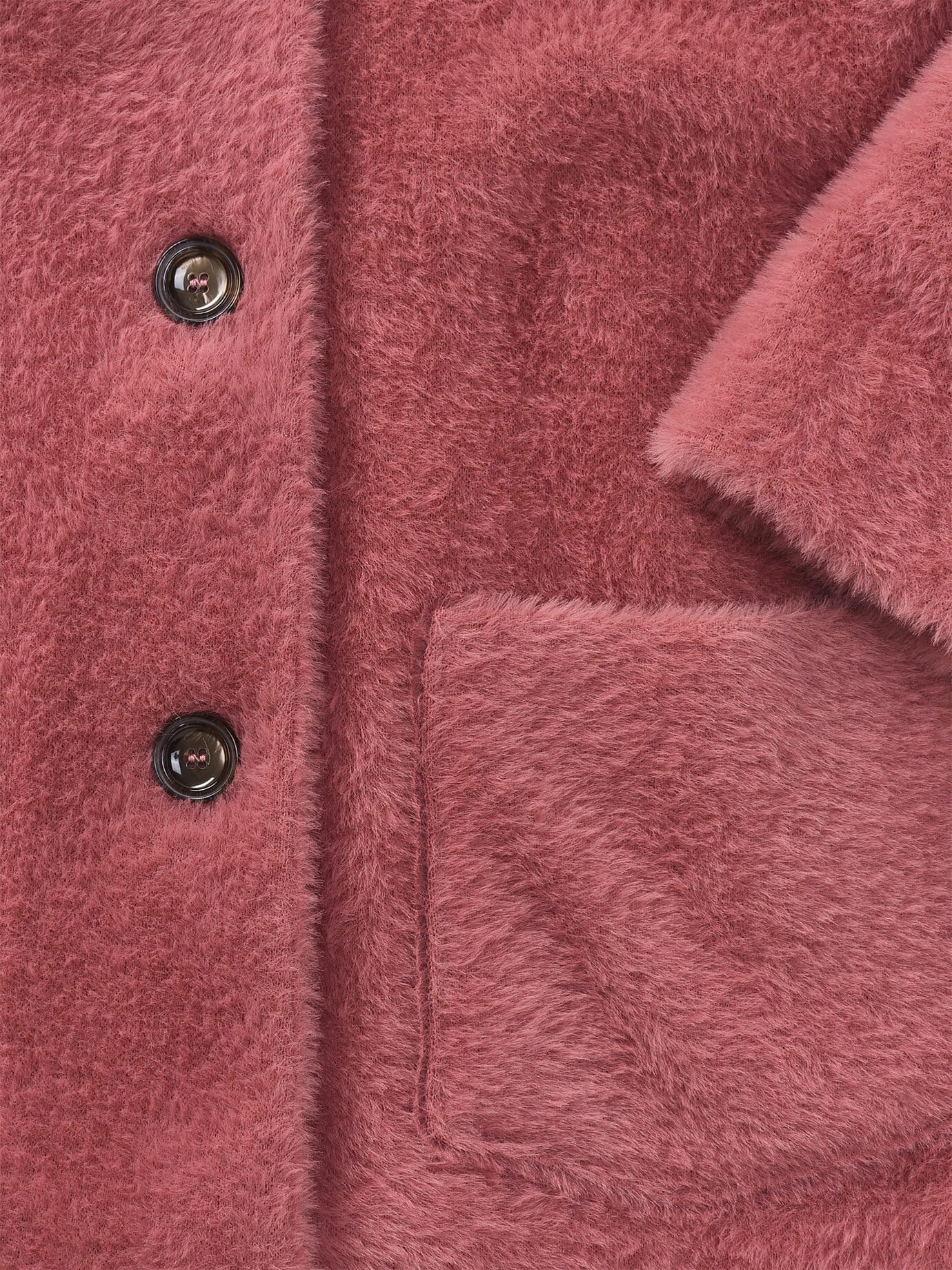 Walbusch Flauschige Jacke, normale Größen#Kurzgrößen, Farbe Rosa, 22, kuschelig weich modischer Schnitt Damen