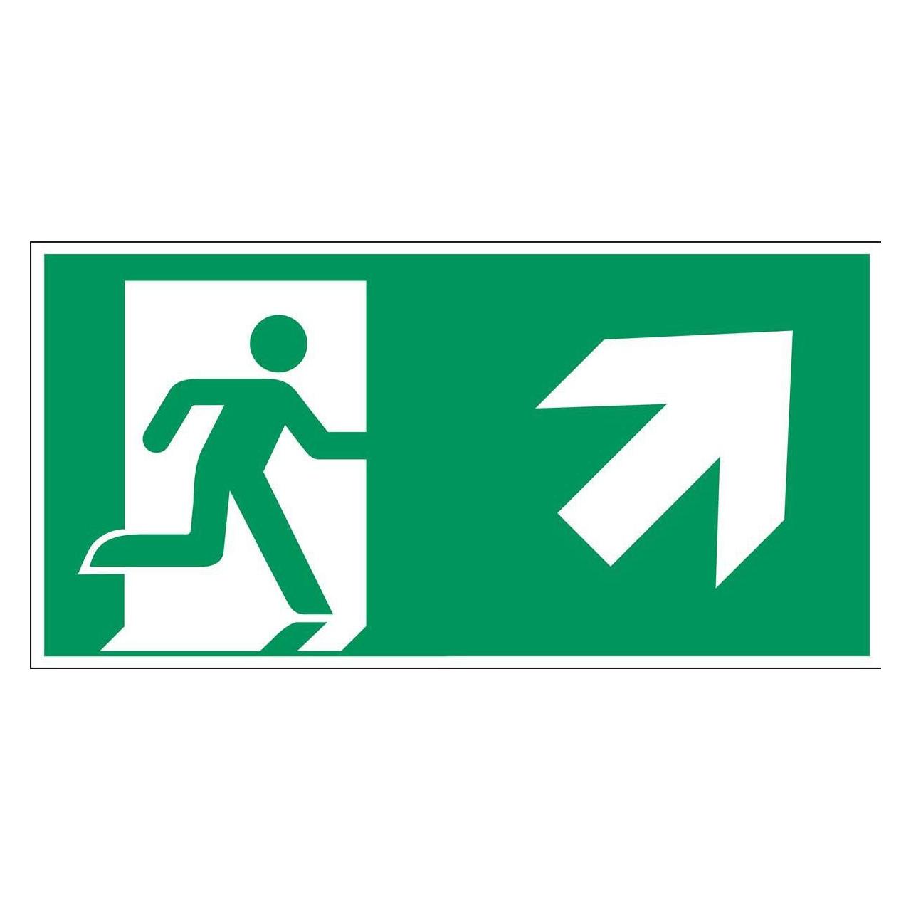 Brady ISO Safety Sign - Emergency (E/E002/A45/NT/PP-400X200-1)