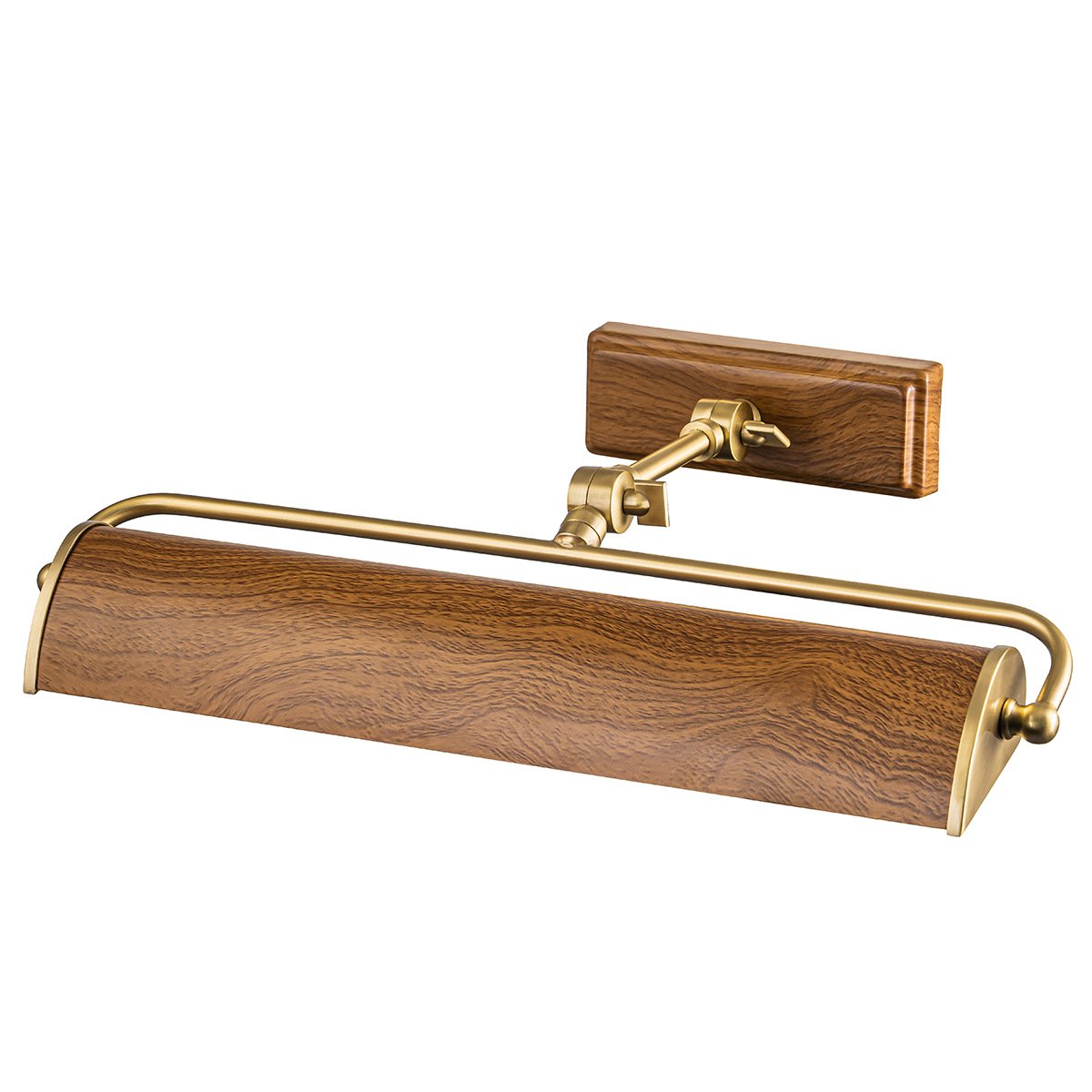 Elstead Lighting Winchfield 2 Wandleuchte (messing gealtert / eiche) messing gealtert / eiche WINCHFIELD-PLM-AB-OAK