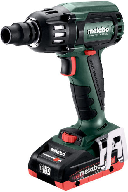 Visseuse à choc SSW 18 LTX 400 BL metabo, Coffret, 18V 2x4Ah LiHD + ASC 55 (602205800)