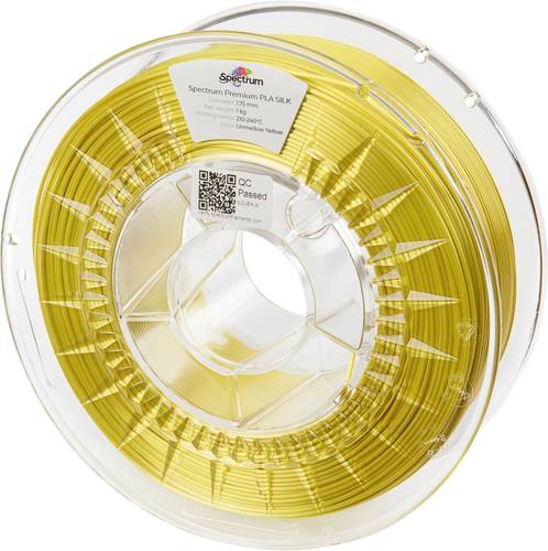 Spectrum Filaments 80267 PLA SILK Filament PLA-Seide Seidig glänzend 1.75mm 1000g Unmellow Yellow, Gelb 1St.