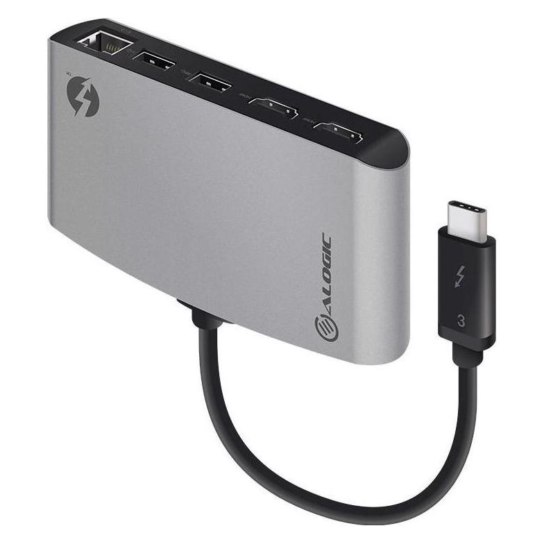 Alogic TB3D2DPBL-SGR (Thunderbolt) (TB3D2DPBL-SGR)