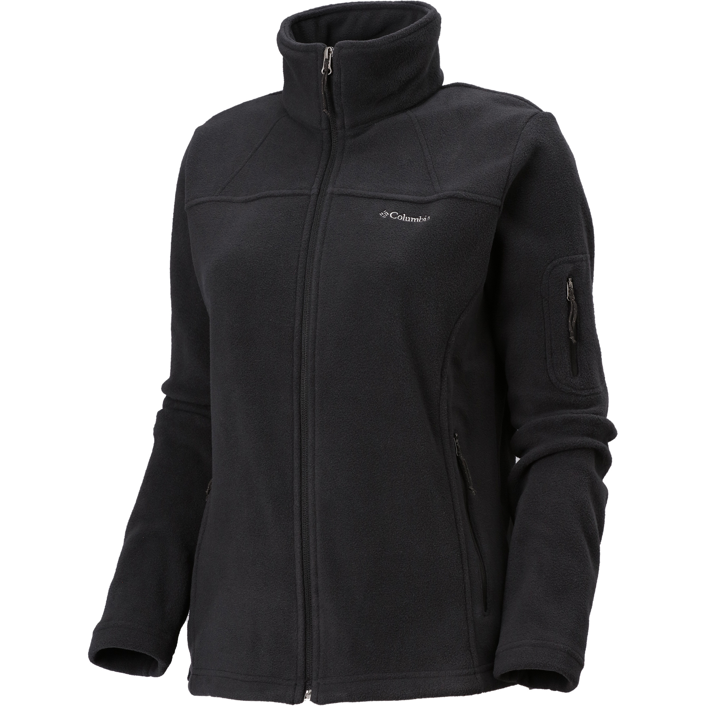 Columbia Fast Trek II Damen Fleecejacke schwarz Größe M Camping Widerstandsfähig