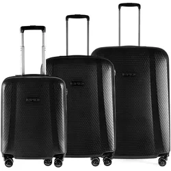 Epic GTO 5.0 4-Rollen Kofferset 3tlg., Koffer, Schwarz