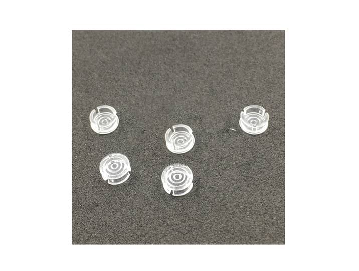 Bouchon de guidage de lumière LED, abat-jour de 5MM, couvercle de protection de diode électroluminescente, colonne de guidage de lumière, tube de diode LED, 1000 pièces