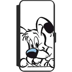 Nivocase Klapphülle für Samsung Galaxy S24+ Handyhülle aus Kunst Leder NIVOflip schwarz Comic Idefix (Samsung Galaxy S24+), Smartphone Hülle, Schwarz