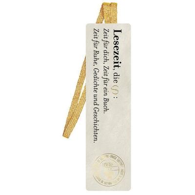 moses. libri_x Lesezeichen mit Band Lesezeit