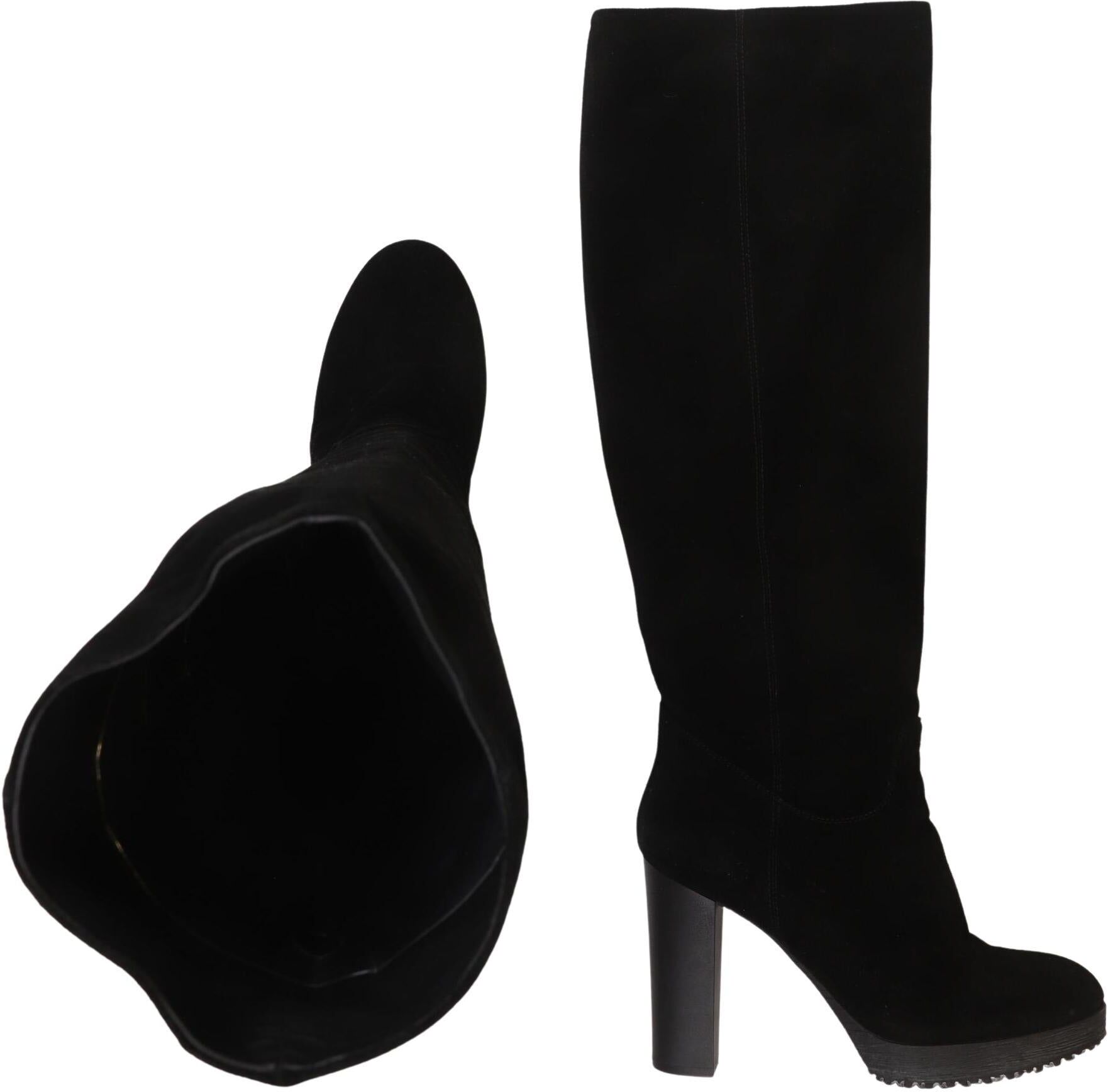 Hogan Damen Stiefel, Schwarz, Gr. EU 37.5, kein / Etikett - Second Hand