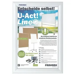 Franken Feuerfester Wechselrahmen »BS1801« silber, 24.1x32.8x1.2 cm