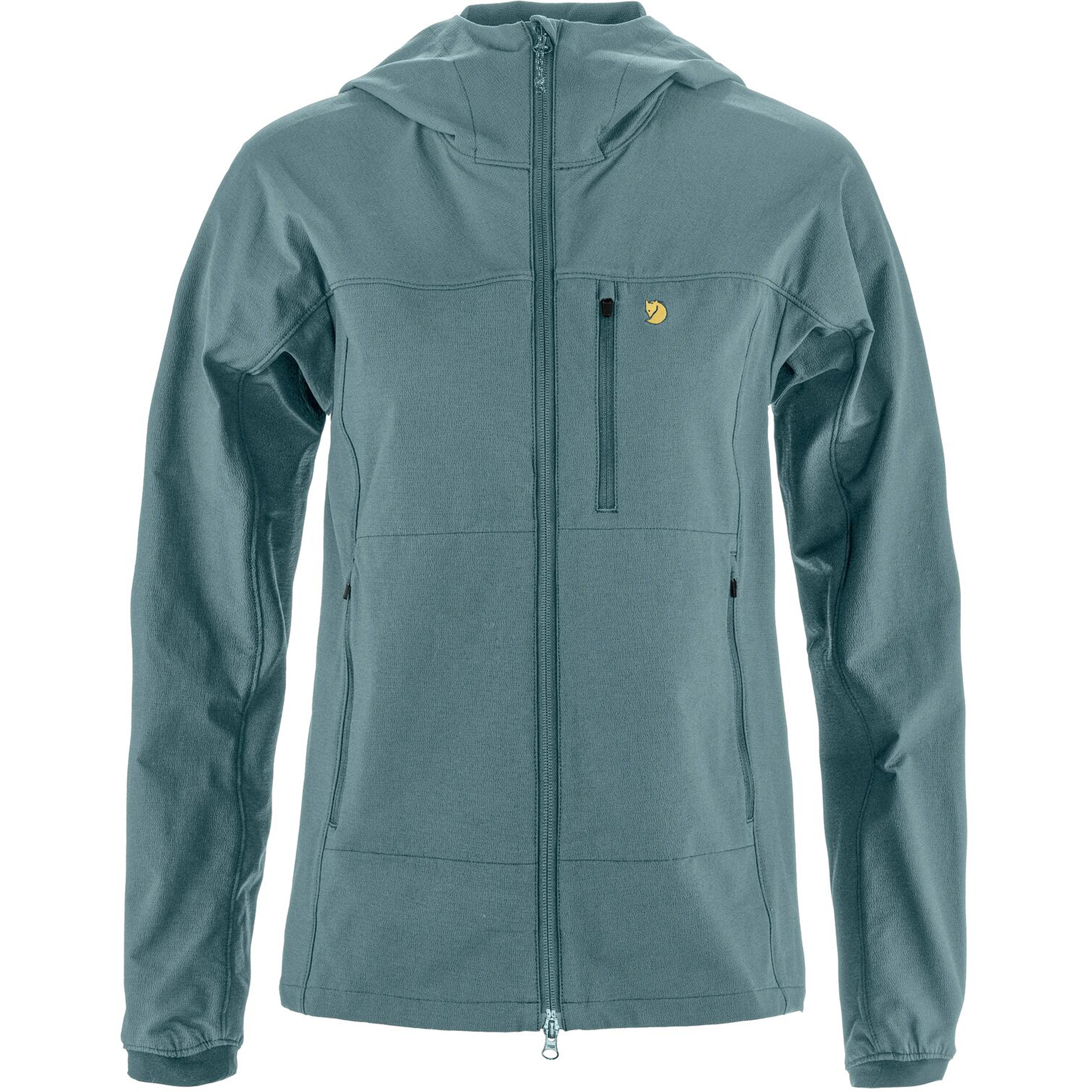 Fjällräven Bergtagen Stretch Damen Softshelljacke blau Größe XS Trekking Widerstandsfähig Wasserabweisend