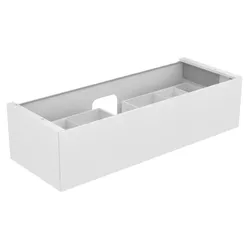 edition 11 waschtischunterbau mit auszug u. beleuchtung 1400 x 350 x 535 mm cashmere/glas cashmere wtu edition 11 31361, 1 auszug, bel., cashmere/glas cashmere