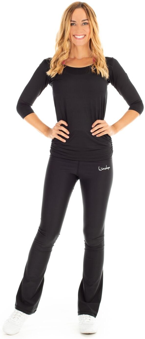 Leggings WINSHAPE "Functional Power Shape BCHWL102", Damen, Gr. XXL, Normalgrößen, schwarz, 80% Polyester, 20% Elasthan, Hosen Leggings, Boot Cut