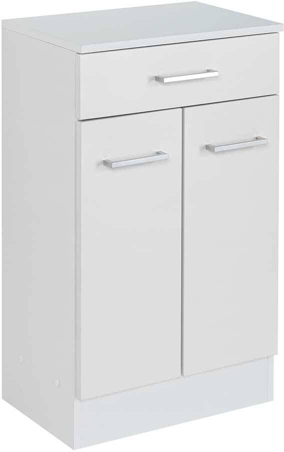 Pharao24.de Weiße Kommode für Badezimmer 50 cm breit