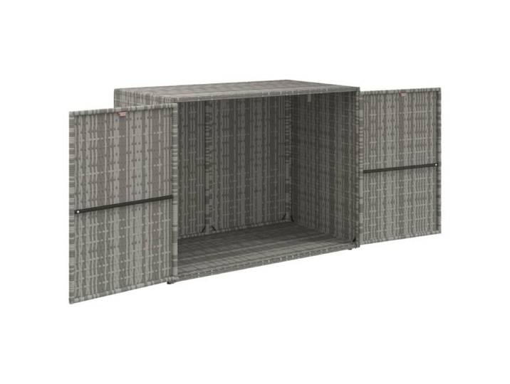 Armoire de rangement - ZERONE - Jardin - Gris - Résine tressée - 100x55 5x80 cm