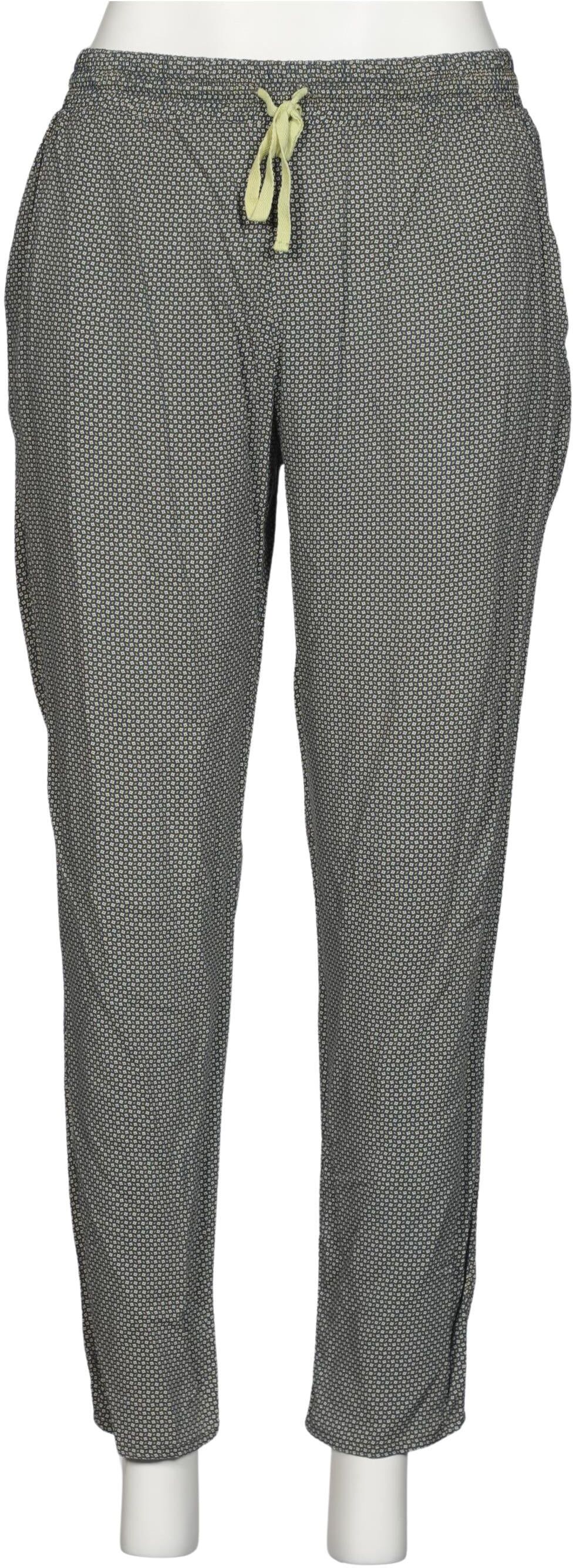 1 2 3 Paris Damen Stoffhose, Grau, Gr. EU 42, Viskose - Second Hand