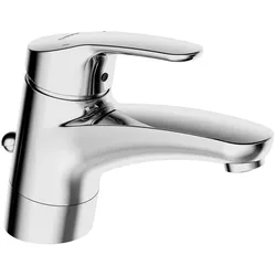 HANSA HANSAMIX Waschtischarmatur, mit Ablaufgarnitur, schwenkbarer Auslauf, mit Wasserbremse, Ausladung: 157mm, 01192183