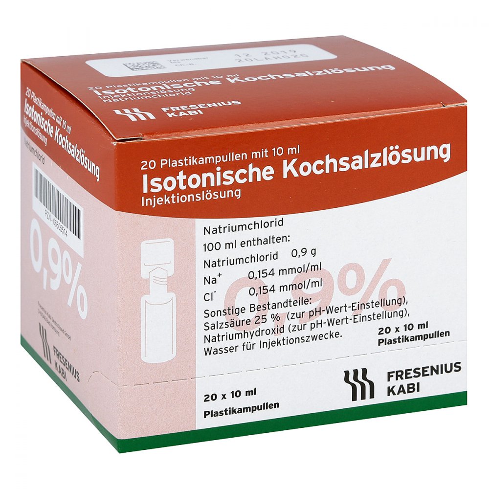 Fresenius Kabi Deutschland GmbH Kochsalzlösung 0,9% Pl. Fresenius iniecto -/inf.-lsg. 06605514