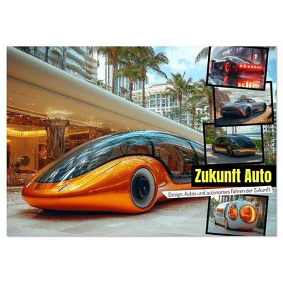 Zukunft Auto - Design, Autos und autonomes Fahren der Zukunft (Tischkalender 2026 DIN A5 quer), CALVENDO Monatskalender