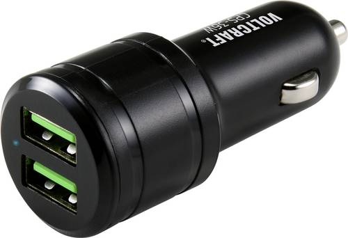 VOLTCRAFT CPS-36W USB Ladegerät 36W 2x USB-A Schwarz KFZ