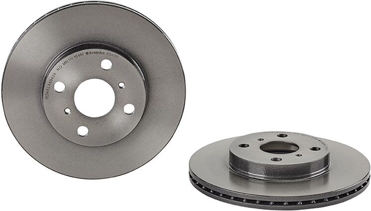 Brembo Bremsscheibe Coated Disc Line 09.8545.11 255mm 20mm Für Englon Toyota (Faw) Faw (Tianjin)