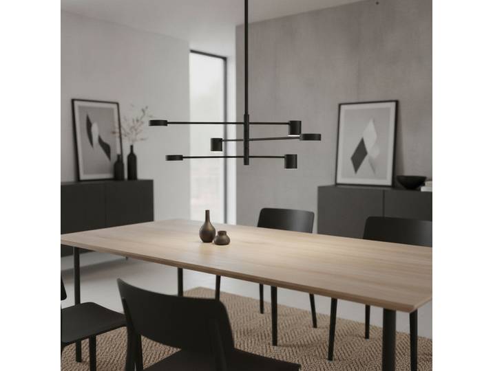 Zwarte hanglamp Nordik S design Lyora - 110156