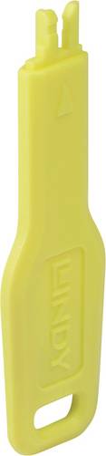 LINDY 47899 RJ45-Port-Schloss-Schlüssel Gelb
