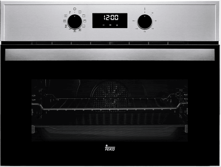 Horno compacto - Teka HBC 625 P, Multifunción, Pirolítico, 44 l, 46 cm, Inox