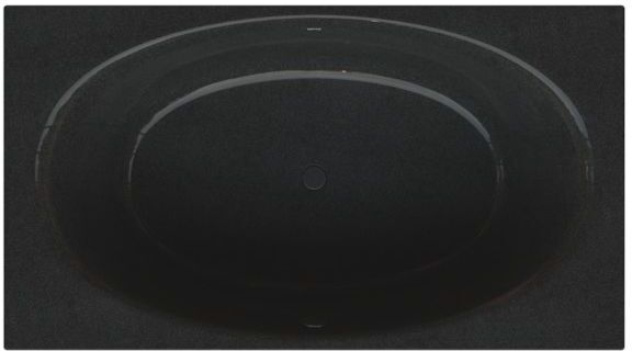 Bette BetteEve Badewanne 6042-790 180x100x45cm, Midnight