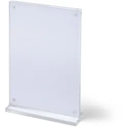 Magnetischer T-Aufsteller, mit Sockel, DIN A5