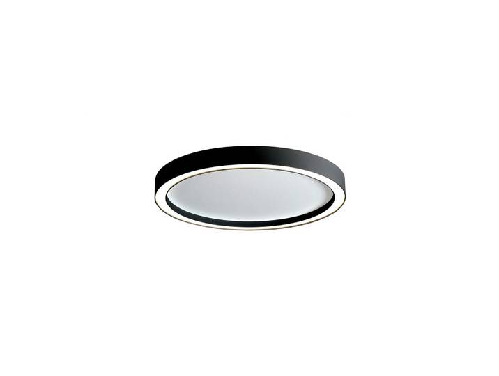 Bopp Led-Deckenleuchte Aura, Schwarz, Weiß, Metall, 4 cm, Made in Germany, Lampen & Leuchten, LED Beleuchtung, LED-Deckenleuchten